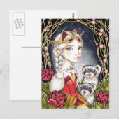 De nachttuin briefkaart (Voorkant / Achterkant)
