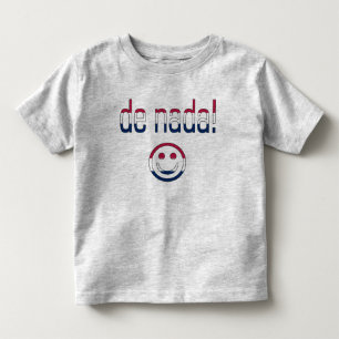 De Nada. Amerikaanse vlagkleuren Kinder Shirts