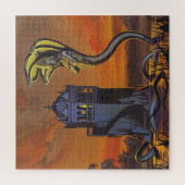 De Naga-King (kleurenlitho) Legpuzzel (Verticaal)