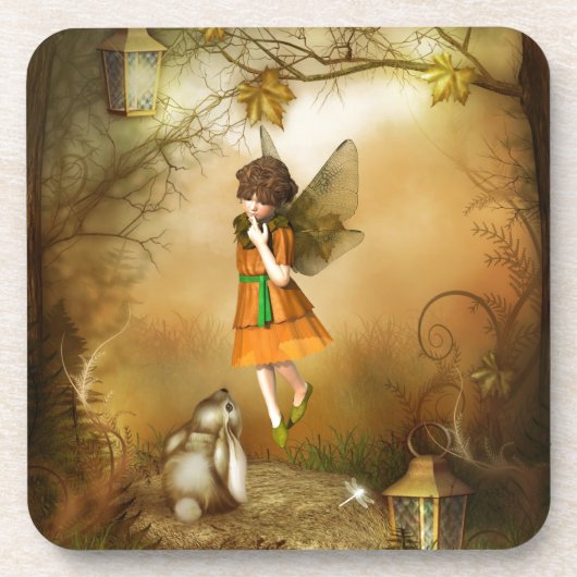 De najaarsavond drankjes onderzetter (Voorkant)