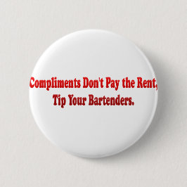 De naleving betaalt de Huur niet Ronde Button 5,7 Cm