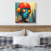 De namaakman-4 canvas afdruk (Insitu (Slaapkamer))