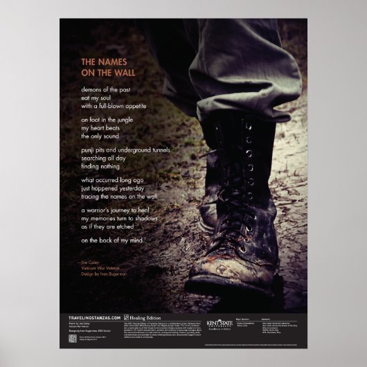 De namen op de muur poster (Voorkant)