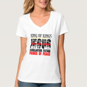 De namen van Jezus Isaiah Christelijke T-Shirt 9:6