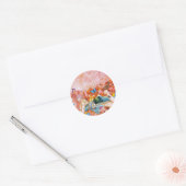De namiddag ronde sticker (Envelop)