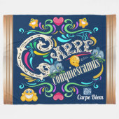 De nap in beslag nemen op de dag fleece deken (Voorkant (Horizontaal))