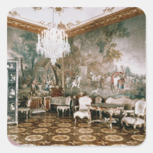 De Napoleon-kamer in het Schonbrunn-paleis Vierkante Sticker