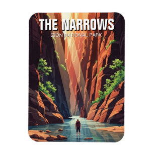 De Narrows in Zion National Park Utah Magneet