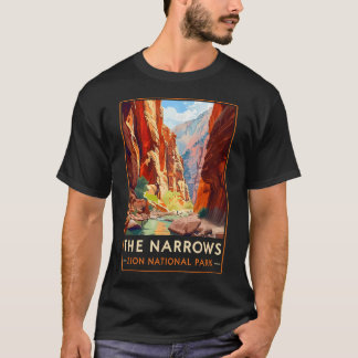 De Narrows Zion National Park Wandelen Natuur T-shirt