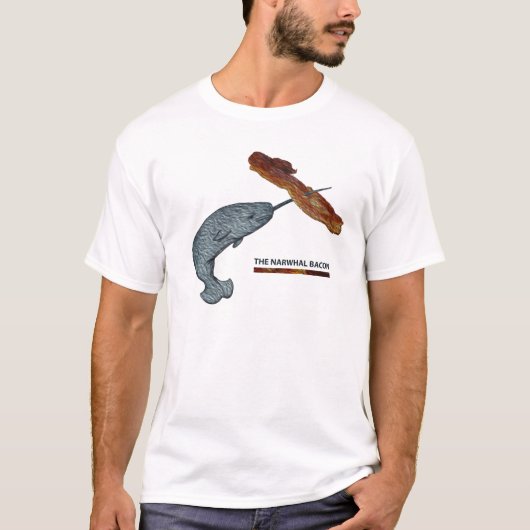 DE NARWHAL BACON T-SHIRT (Voorkant)