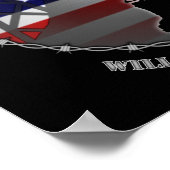 De natie die haar verdedigers vergeet poster (Hoek)