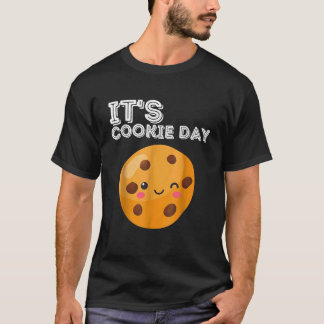 de nationale chocolade chip Cookie Day Minute Lazy T-shirt
