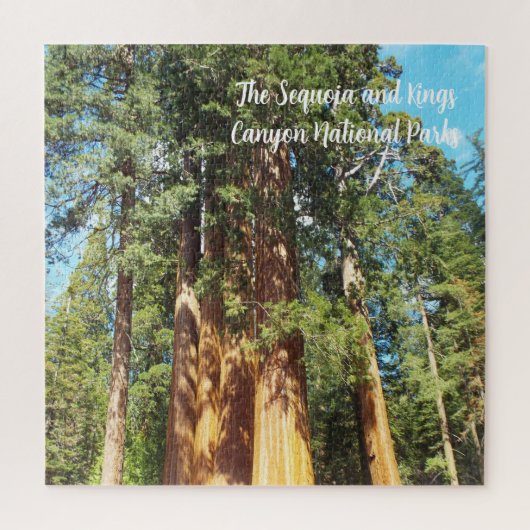 De nationale parken Sequoia en Kings Canyon Legpuzzel (Verticaal)
