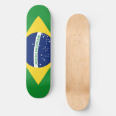 De nationale vlag Federale Republiek Brazilië Skateboard (Voorkant)