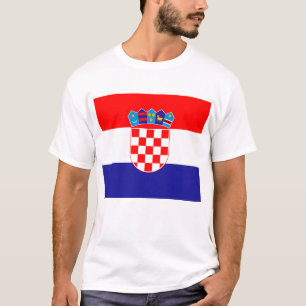De nationale vlag van Kroatië Zastava Hrvatske T-shirt