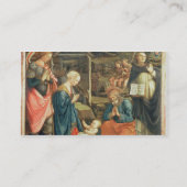 De nationaliteit met SS. Michael en Dominic, 1470 Visitekaartje (Achterkant)