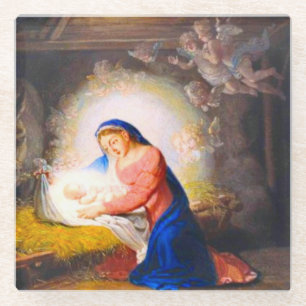 De nationaliteit van Christus Glazen Onderzetter