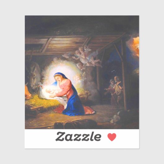 De nationaliteit van Christus Sticker (Vel)