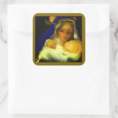 De nationaliteit van Christus Vierkante Sticker (Tas)