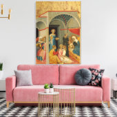 De nationaliteit van de maagd canvas afdruk (Insitu (Woonkamer))