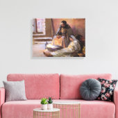De nationaliteit van Gari Melchers Canvas Afdruk (Insitu (Woonkamer))