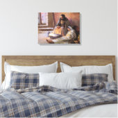 De nationaliteit van Gari Melchers Canvas Afdruk (Insitu (Slaapkamer))