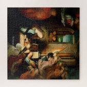 De Nativiteit 1495-script Legpuzzel (Horizontaal)