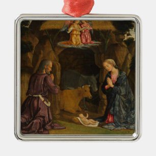 De nativiteit, jaren 1480 metalen ornament