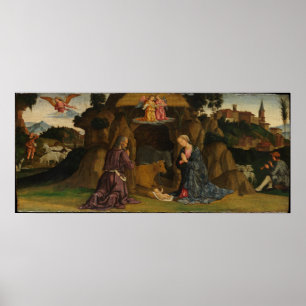 De nativiteit, jaren 1480 poster