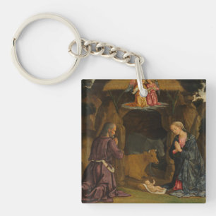 De nativiteit, jaren 1480 sleutelhanger