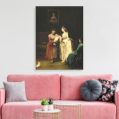 De natte zuster canvas afdruk (Insitu (Woonkamer))