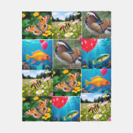 De Natuur Fleece Deken
