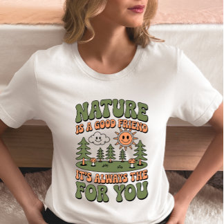 De natuur is een goede vriend Tri-Blend shirt