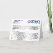 De Natuur roept Kaart (Achterkant)