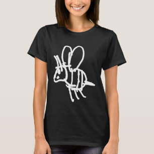 De Natuur van de Kinderen honingbijen bespaart de T-shirt