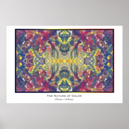 De Natuur van de Kleur Poster (Voorkant)