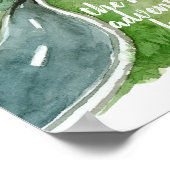 De Natuur van de waterverf laat het volgende avont Poster (Hoek)