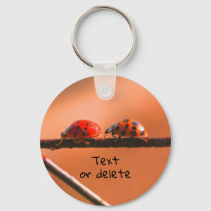De Natuur van Ladybug Buddies wordt gepersonalisee Sleutelhanger