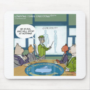 De Natuurlijke Vijand Van Katten Is Grappig Muismat