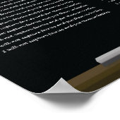 De Naughty Gnome Poster (Hoek)