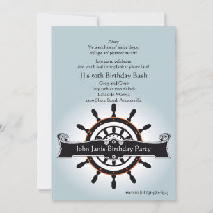 De Nautical Invitation Helm Kaart