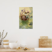 De Nautilus is mijn boot van Warwick Goble Poster (Keuken)