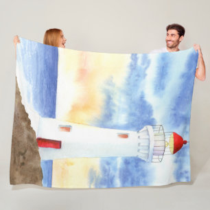 De Nautische Vuurtorenbergen Fleece Deken