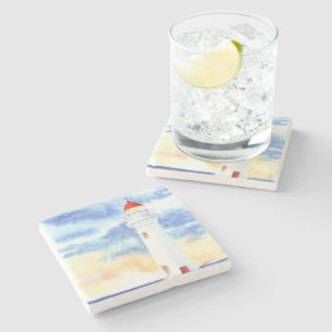 De Nautische Vuurtorenbergen Stenen Onderzetter