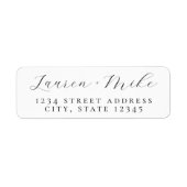 De nauwkeurige Etiketten van het het Adres van de (Voorkant)