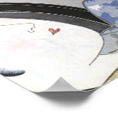 De Neck Kitagawa Utamaro Poster (Hoek)