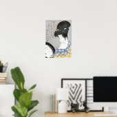 De Neck Kitagawa Utamaro Poster (Thuiskantoor)