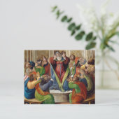 De nederdaling van de Heilige Geest door Botticell Briefkaart (Staand voorkant)
