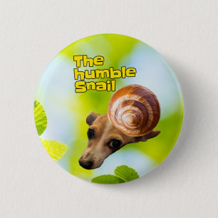 De nederige slakkenknop ronde button 5,7 cm