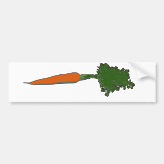 De nederige wortel bumpersticker